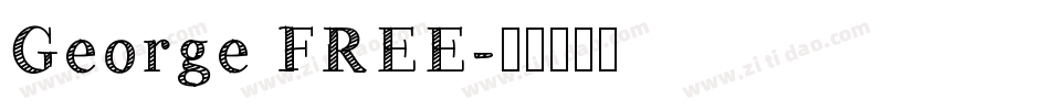 George FREE字体转换